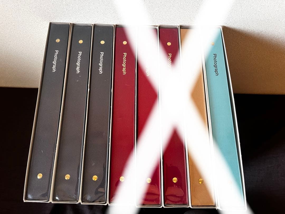 デルフォニックス アルバムＬ　濃紺3冊