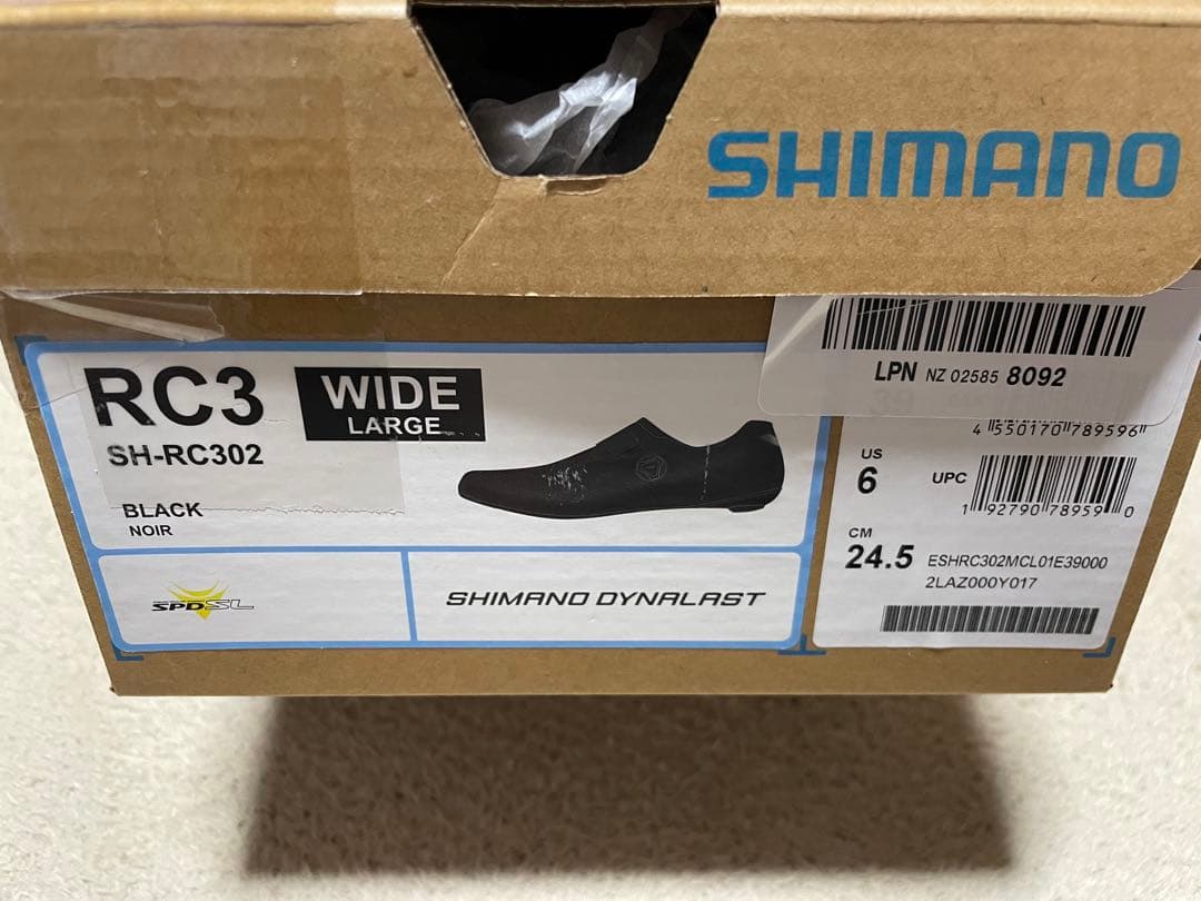 クリート付 シマノ RC3 SH-RC302【ワイド】 24.5cm 美品