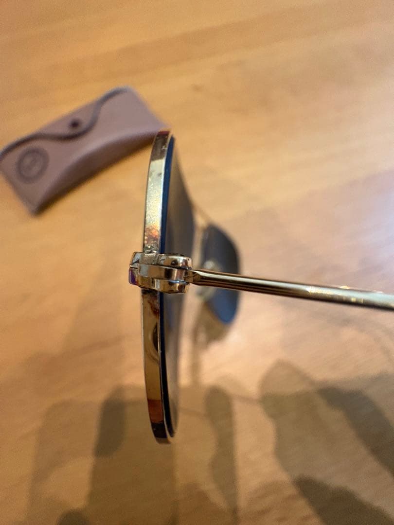 廃盤　B&L Ray-Ban Aviator サングラス ミラーレンズ 62mm