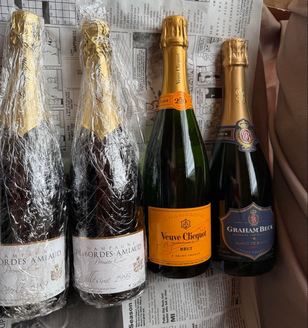 デボルドアミオー２本　ヴーヴクリコ　グラハム・ベック ブラン　武勇　５本セット