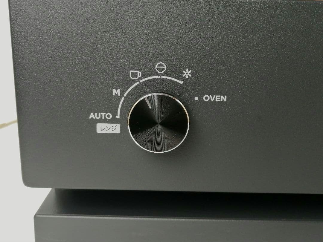 バルミューダデザイン　オーブンレンジ　ブラック　21年製　27