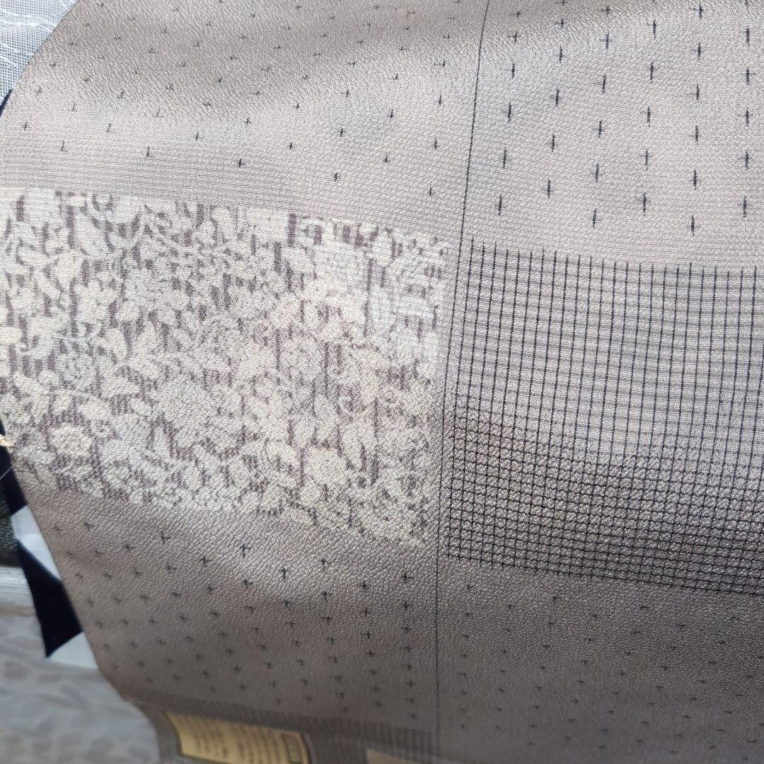 吉澤与市作更紗染め絞り染め紬