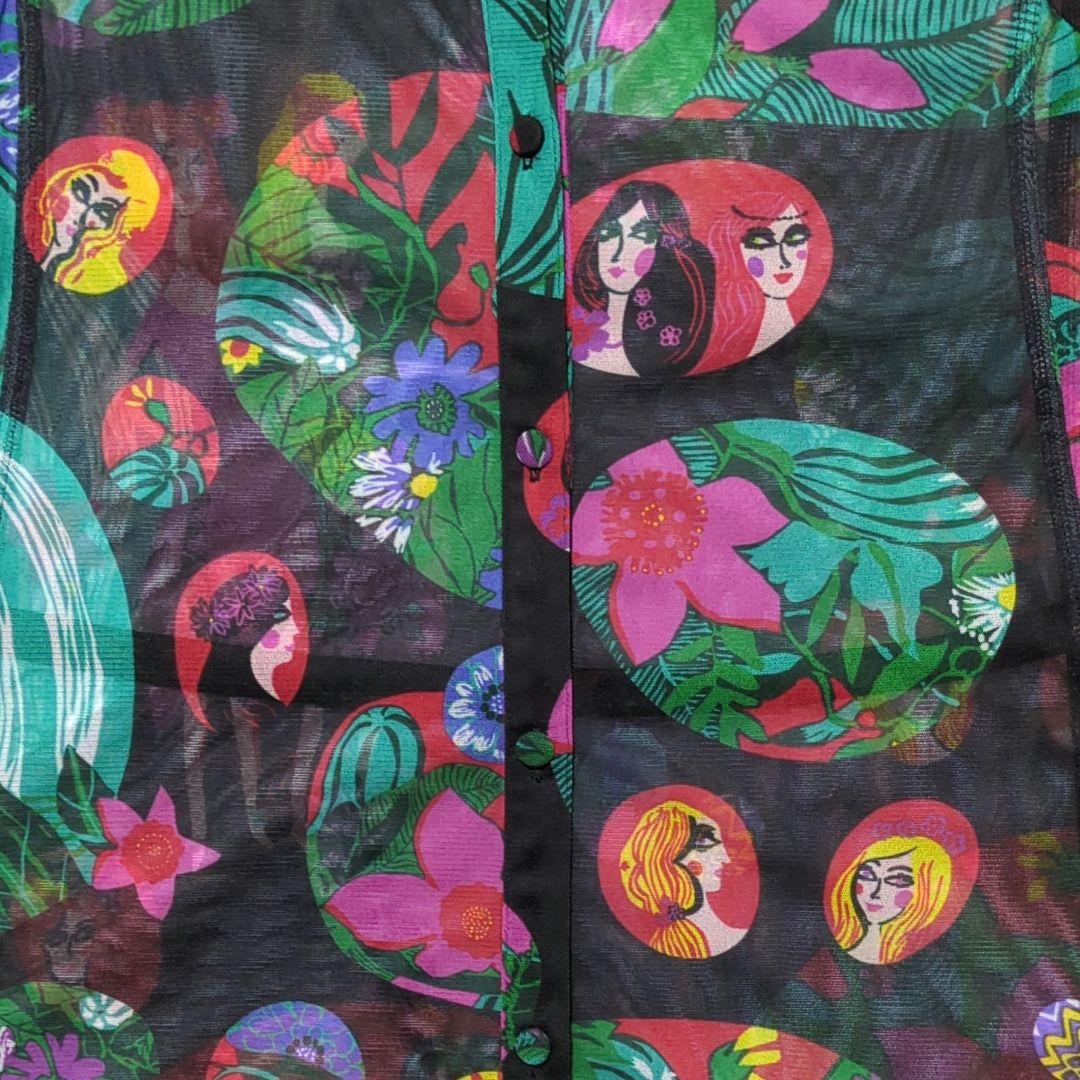 TOKUKO 1er VOL　前開き チュニック　羽織物　民族衣装　女性　お花