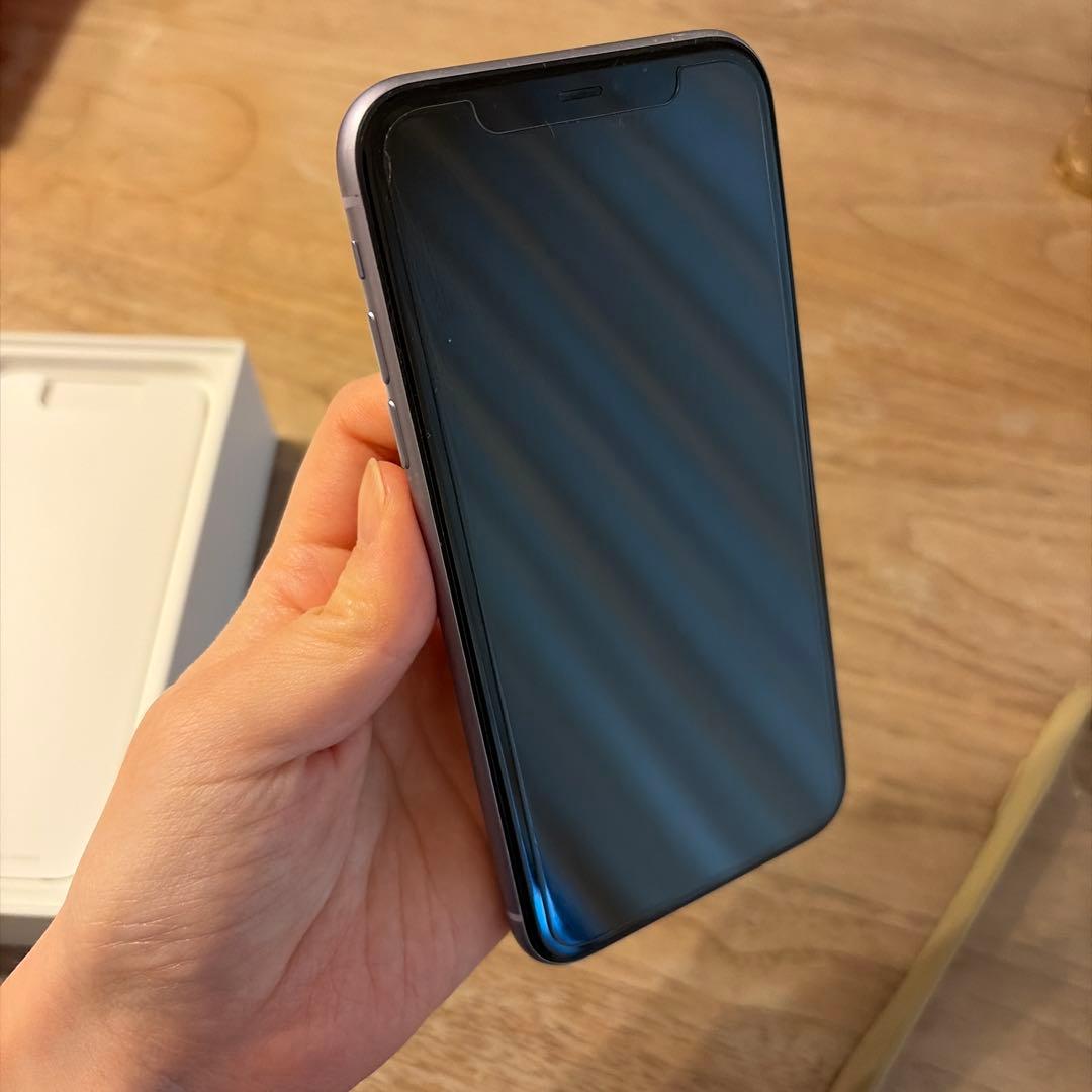 iPhone11 本体 64GB パープル SIMフリー 動作確認済