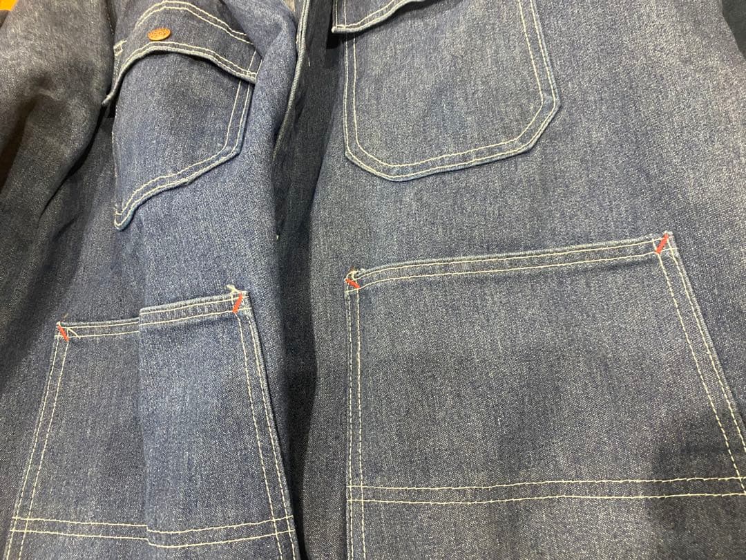 おそらくノンウォッシュ USA製 80s BIGMAC カバーオール L～XL