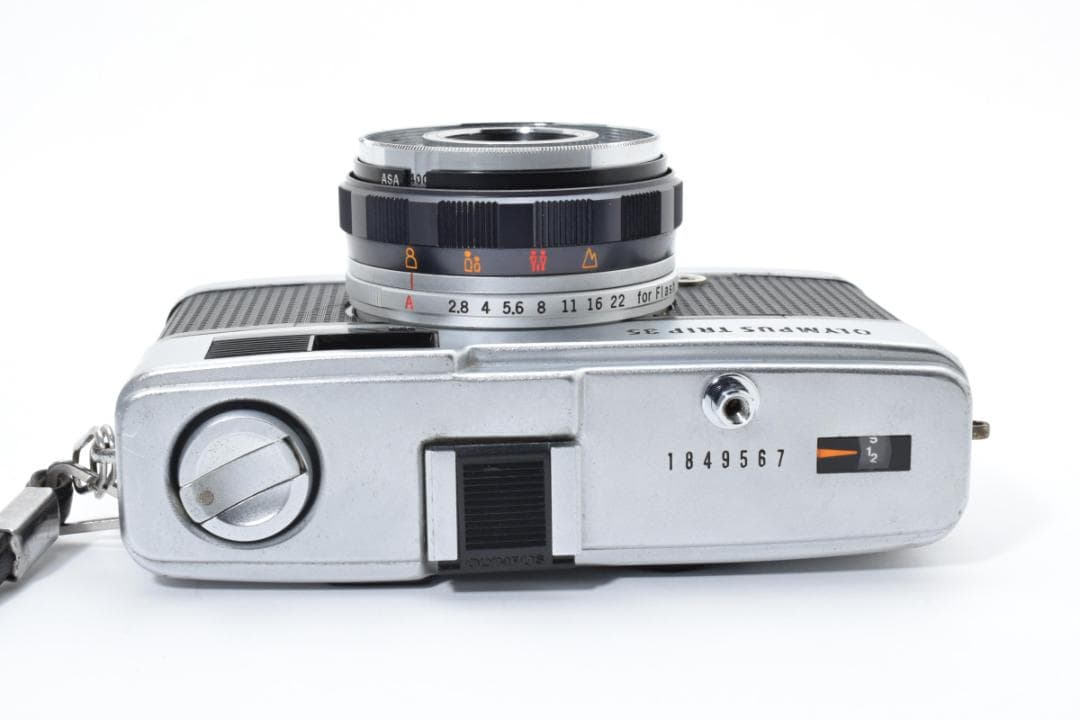 [良品]オリンパス OLYMPUS TRIP 35 シルバー フィルムカメラ