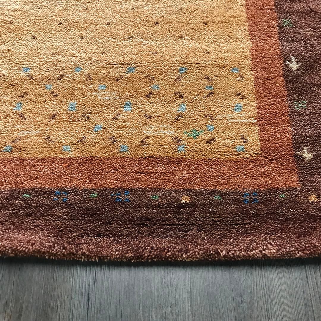 一点限り 76x141cm ギャッベ ギャベ ラグ ラグマット 玄関マット