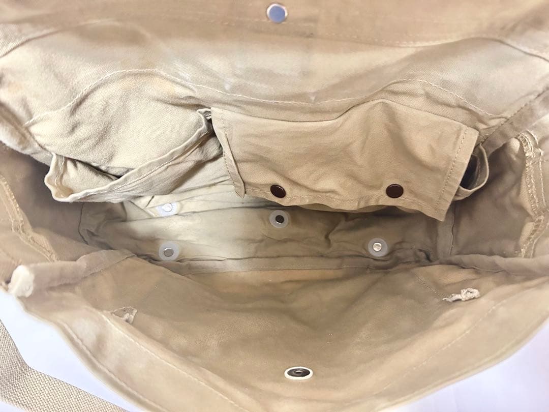 一澤帆布　信三郎帆布　ショルダーバッグ　3WAY 希少　ベージュ