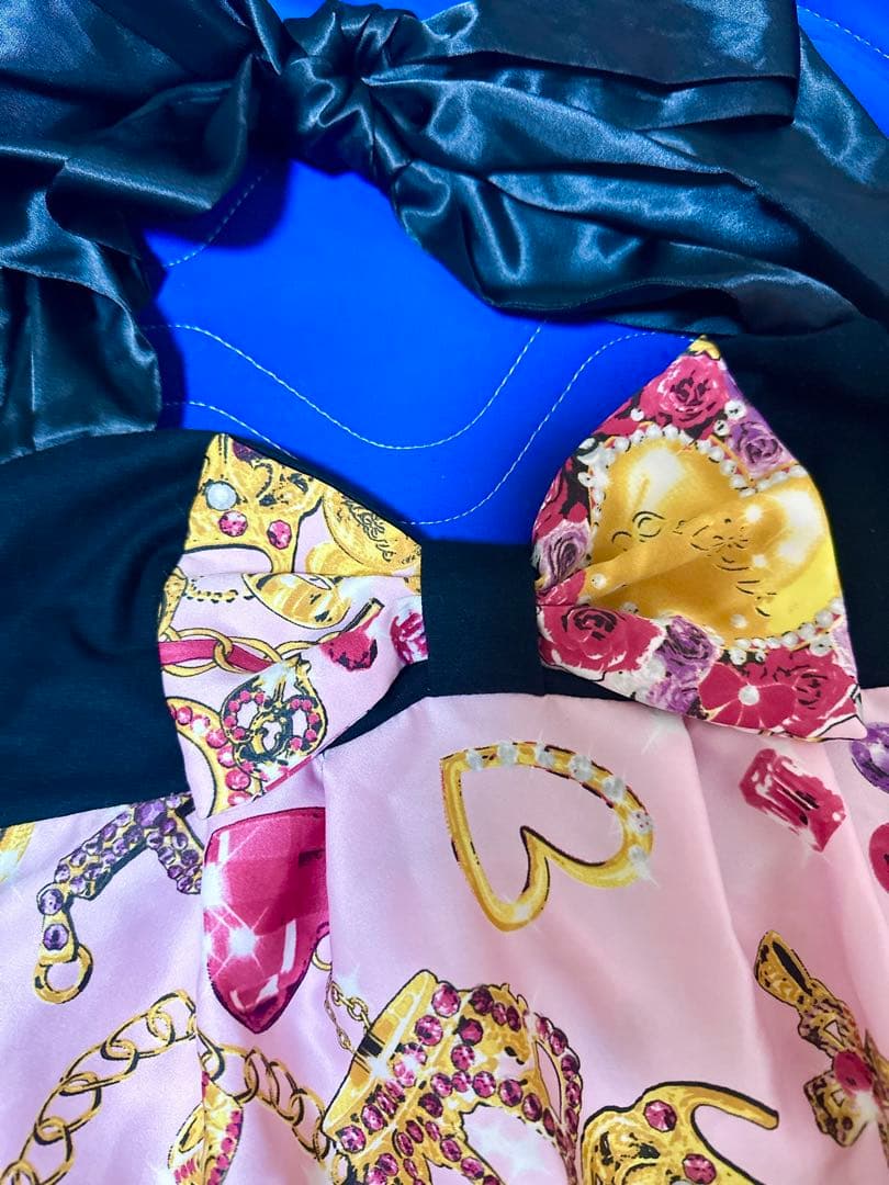 MA＊RS❤️ジュエル柄リボンワンピース 当時品 美品