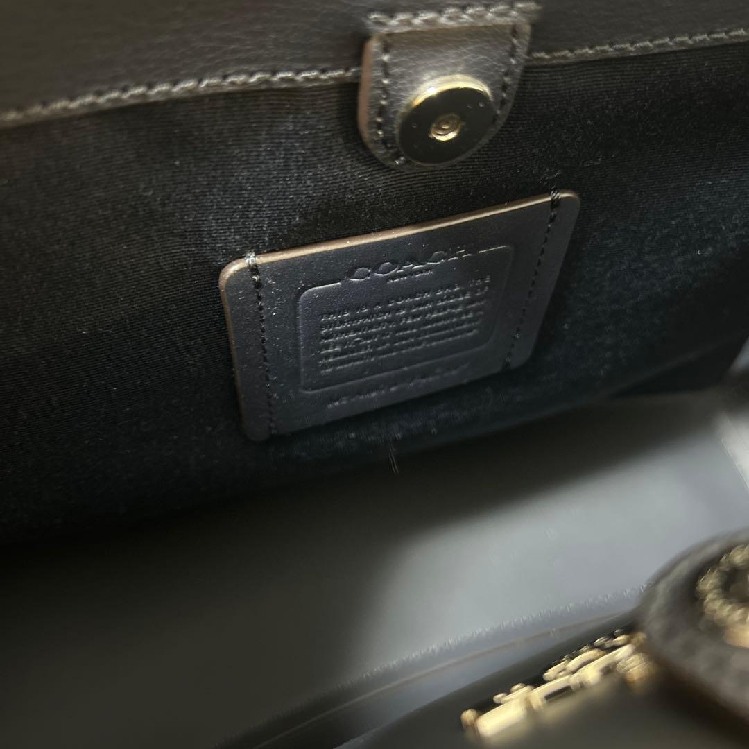 新品 COACH グレージュ ハンドバッグ