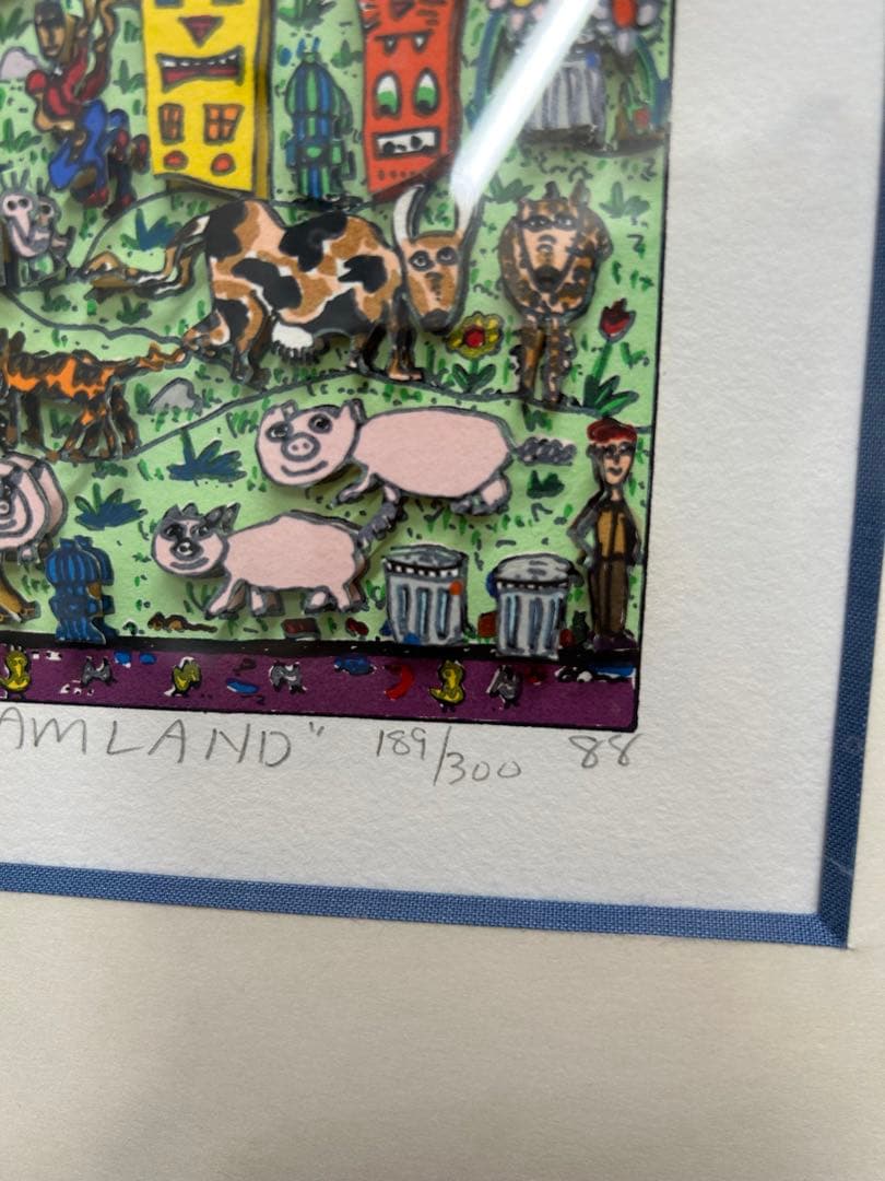 【レア物】JAMES RIZZIジェームス・リジィ189/300 絵画