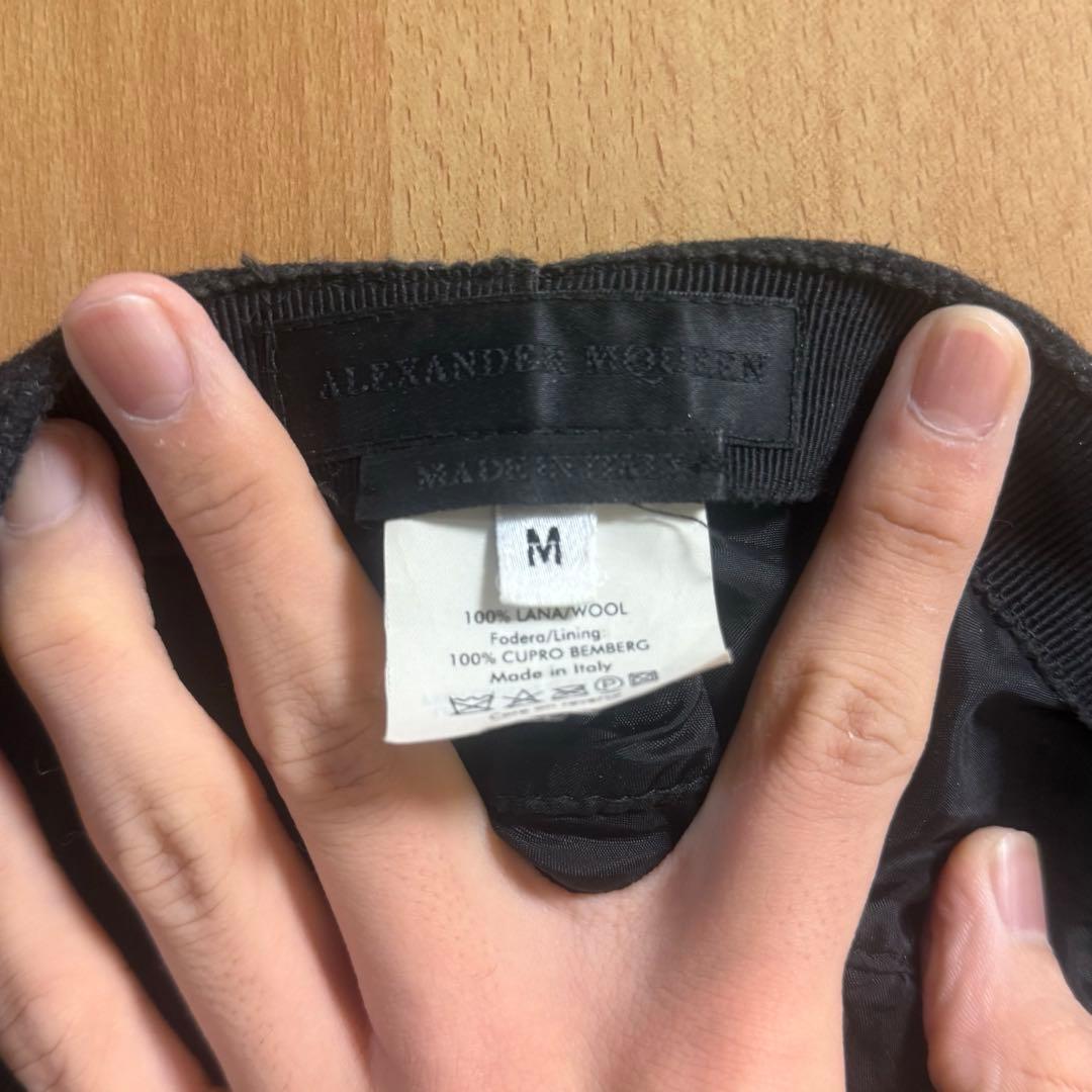 レア　alexander mucqeen 06fw ドラキュラ期　キャスケット