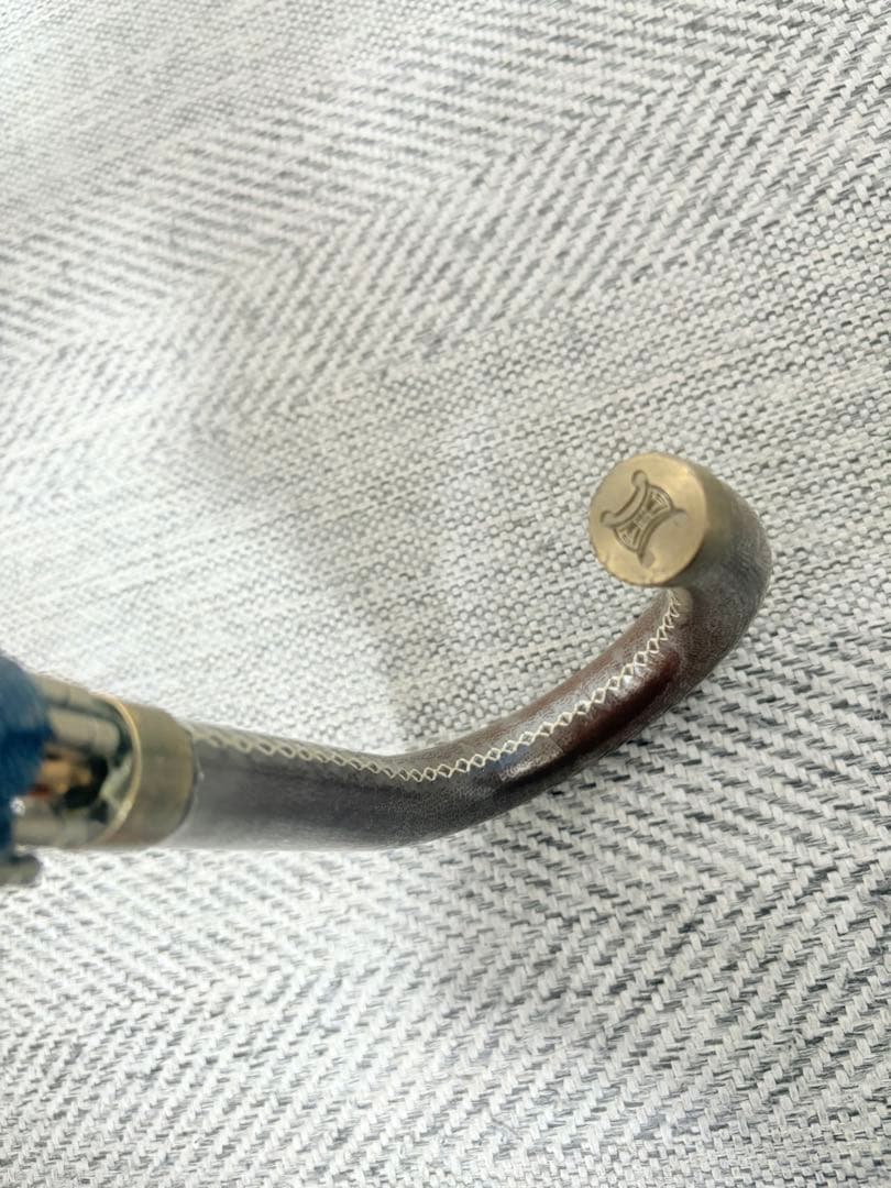 CELINE セリーヌ　マカダム　トリオンフ総柄　晴雨兼用小傘