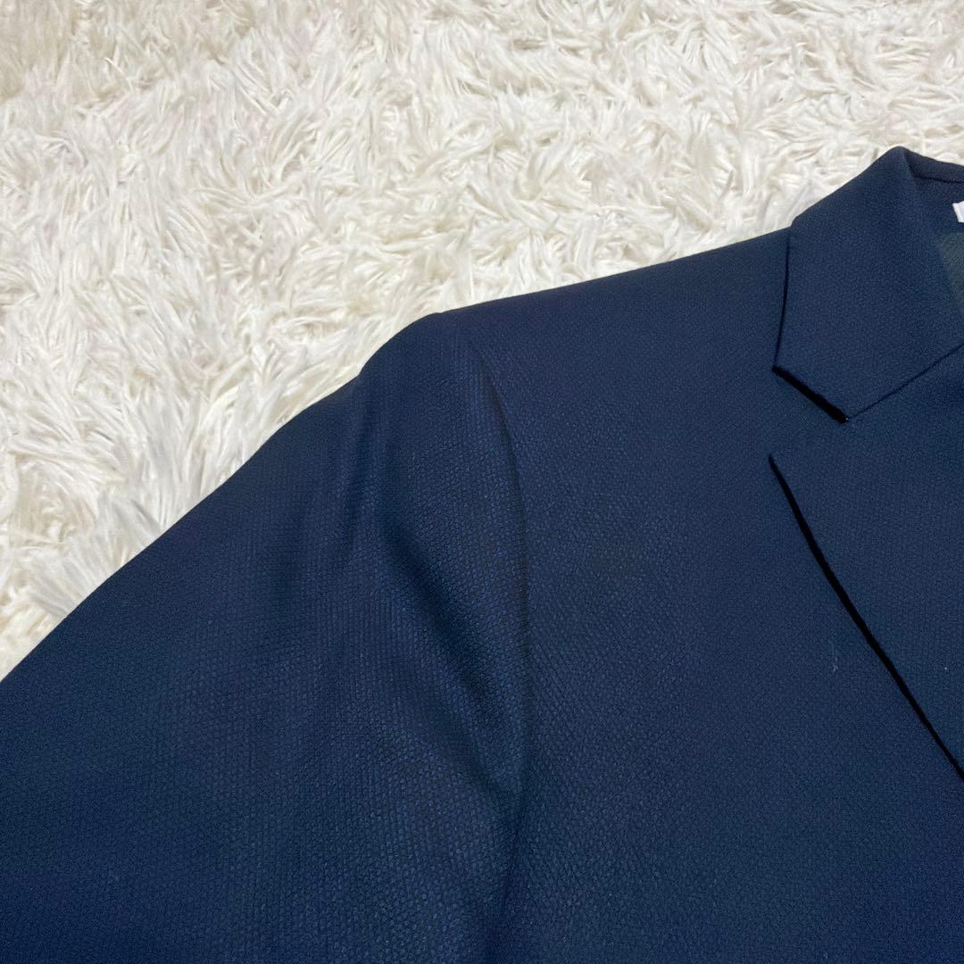 ZARA セットアップ スーツ ネイビー　総裏　EUR54 希少サイズ 紺