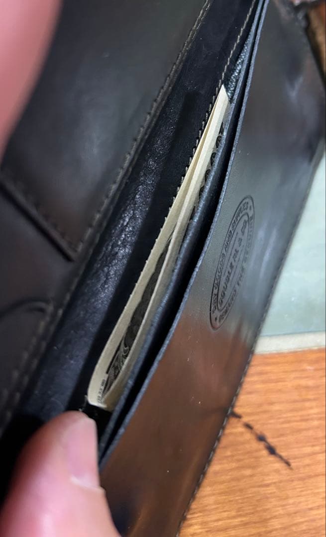 RRL ダブルアールエル 切替レザー チェーンウォレット