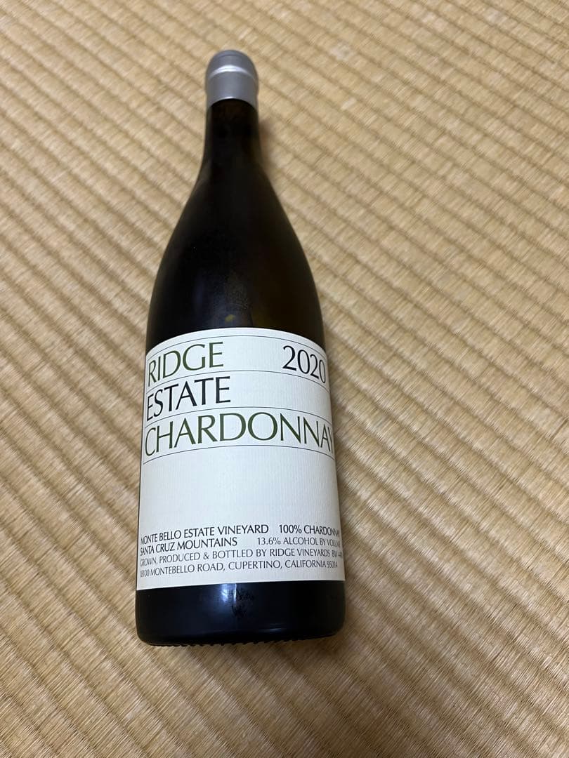 リッジ　エステート　シャルドネ　2020