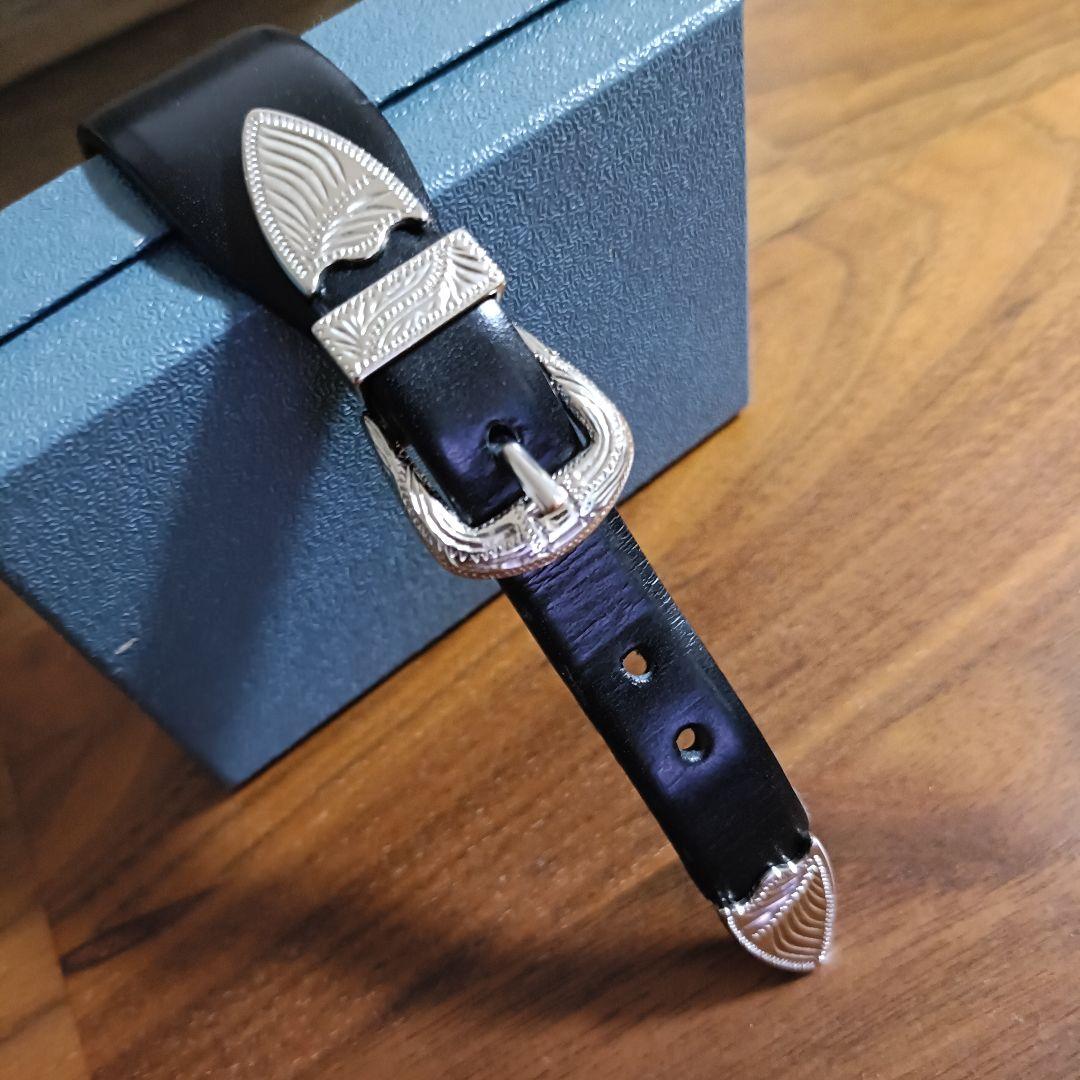 TOGA DOUBLE BUCKLE BANGLE ブラック