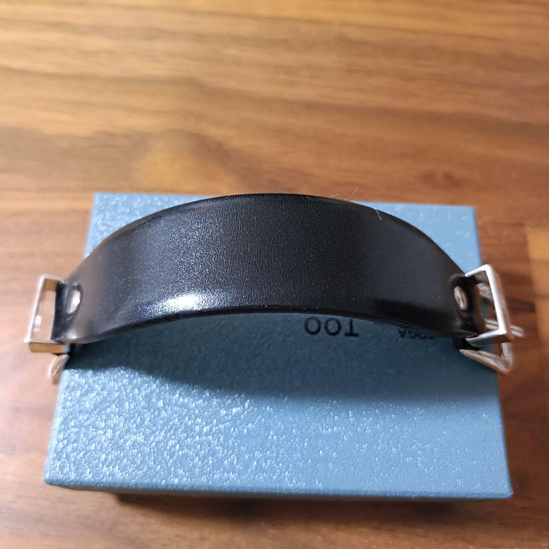 TOGA DOUBLE BUCKLE BANGLE ブラック