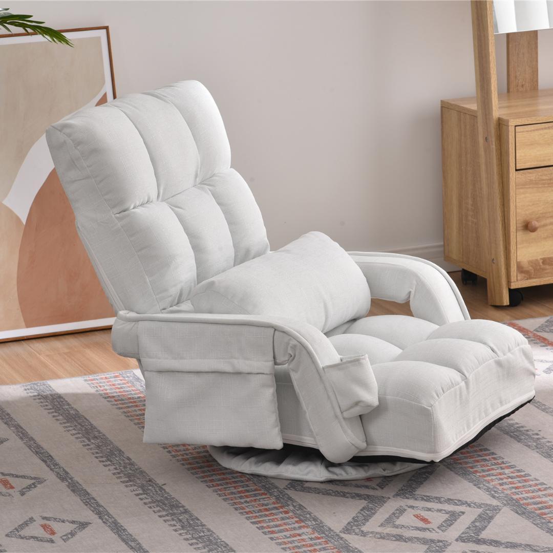 新品　座椅子　リクライニング　リクライニングチェア　多機能　回転式