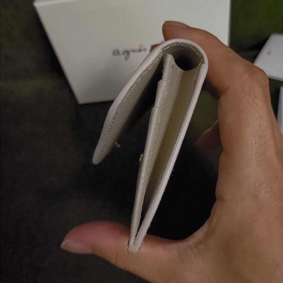 【お値下げ未使用】agnès b. ベージュ 名刺入れ