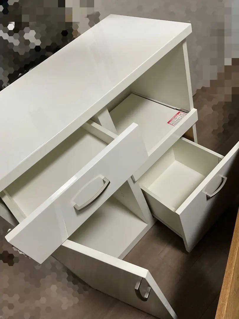 ホワイトレンジボード・レンジ台　ニトリ