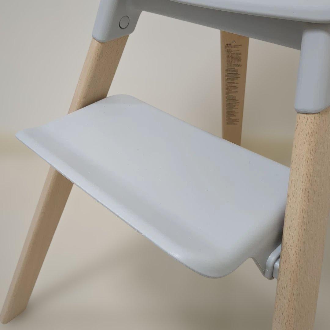 STOKKE　クリック　ハイチェア　グレー　ベビーチェア　簡単組み立て