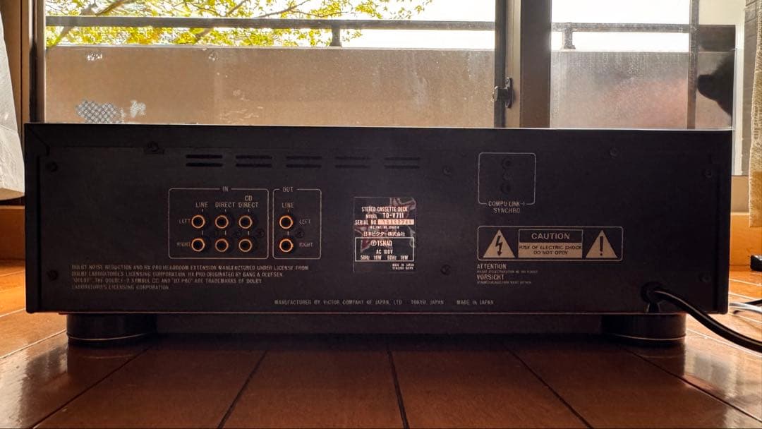 ビクターカセットデッキ TD-V711