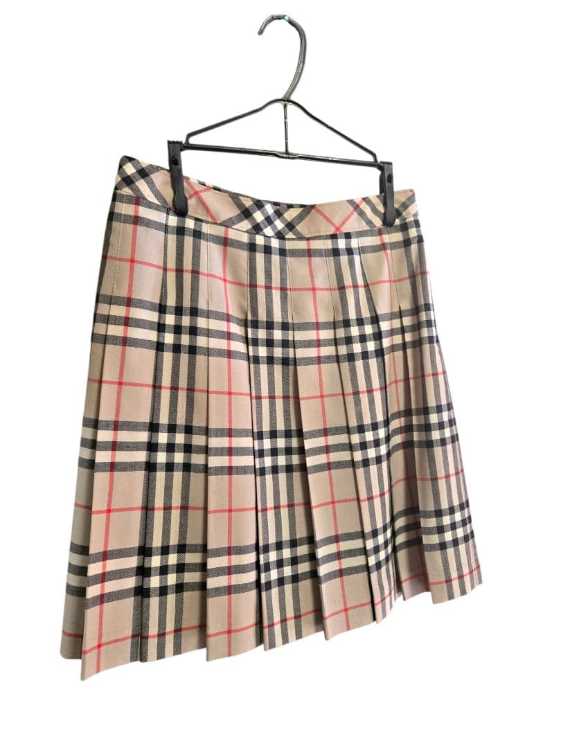 BURBERRY バーバリー 濃紺ブレザー スカート ブラウス リボンタイ