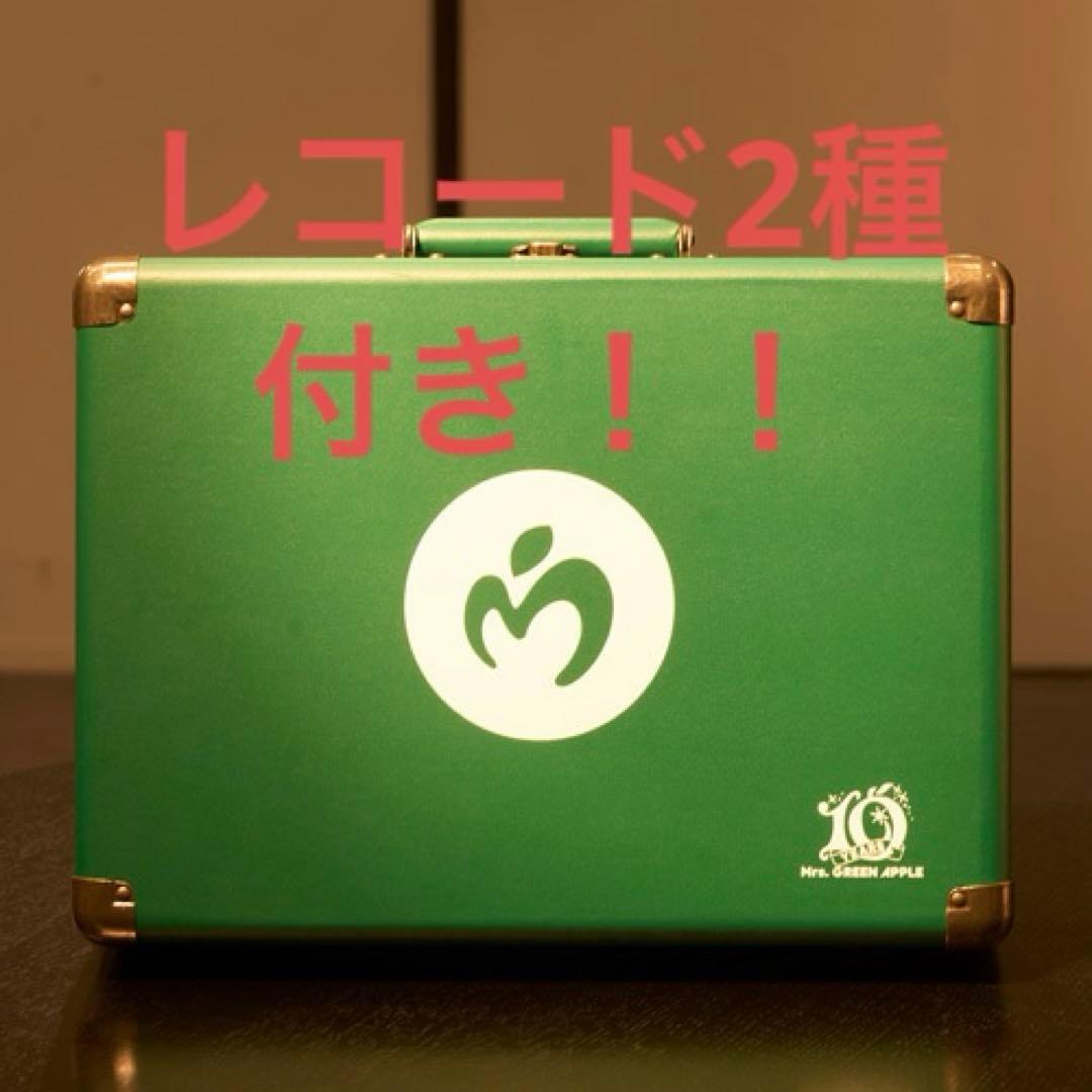 新品未開封レコード2種付ミセスグリーンアップル レコードプレイヤー　Mrs.