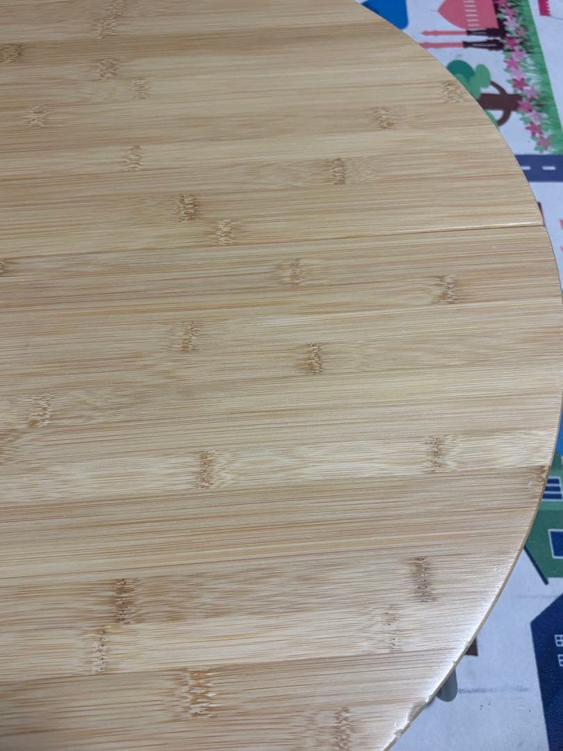  peak ワンアクションちゃぶ台竹 M バンブー 円形テーブル