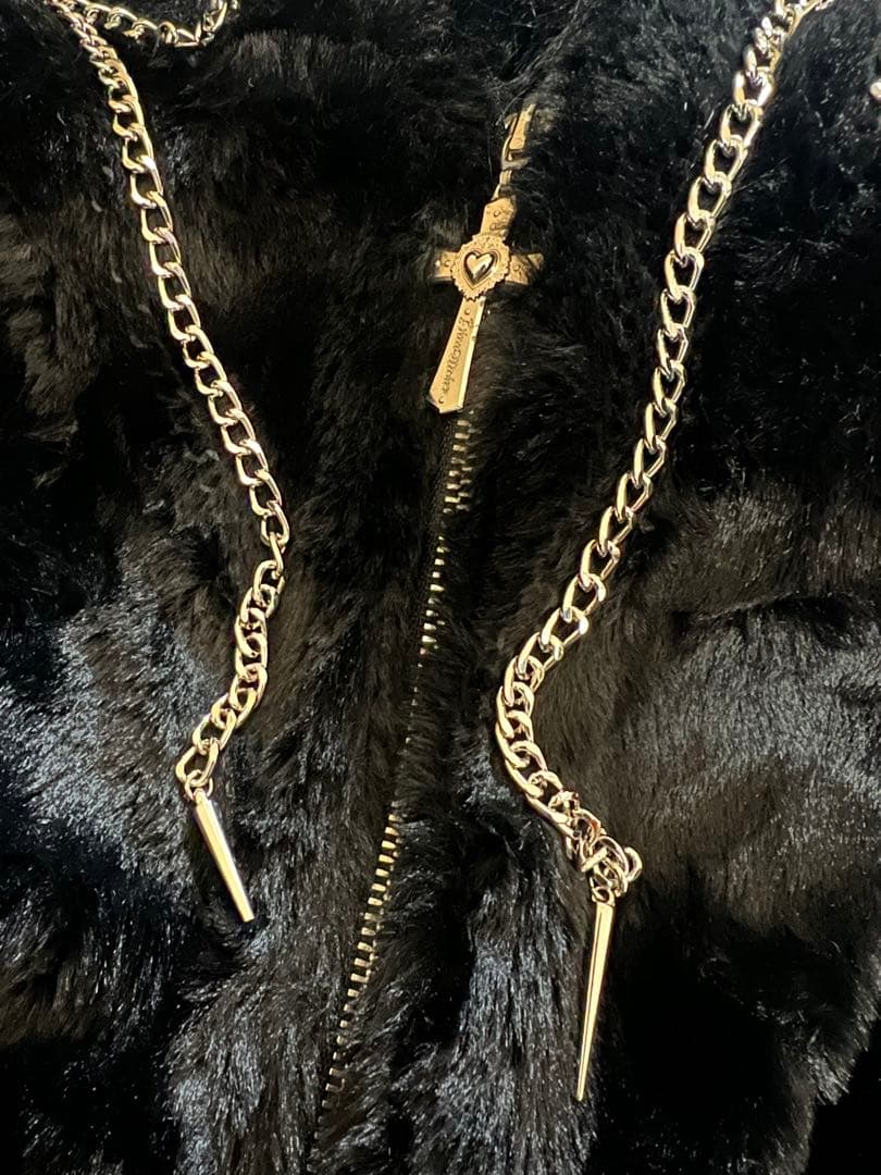 DimMoire BABY SHEEPファーパーカーII Black