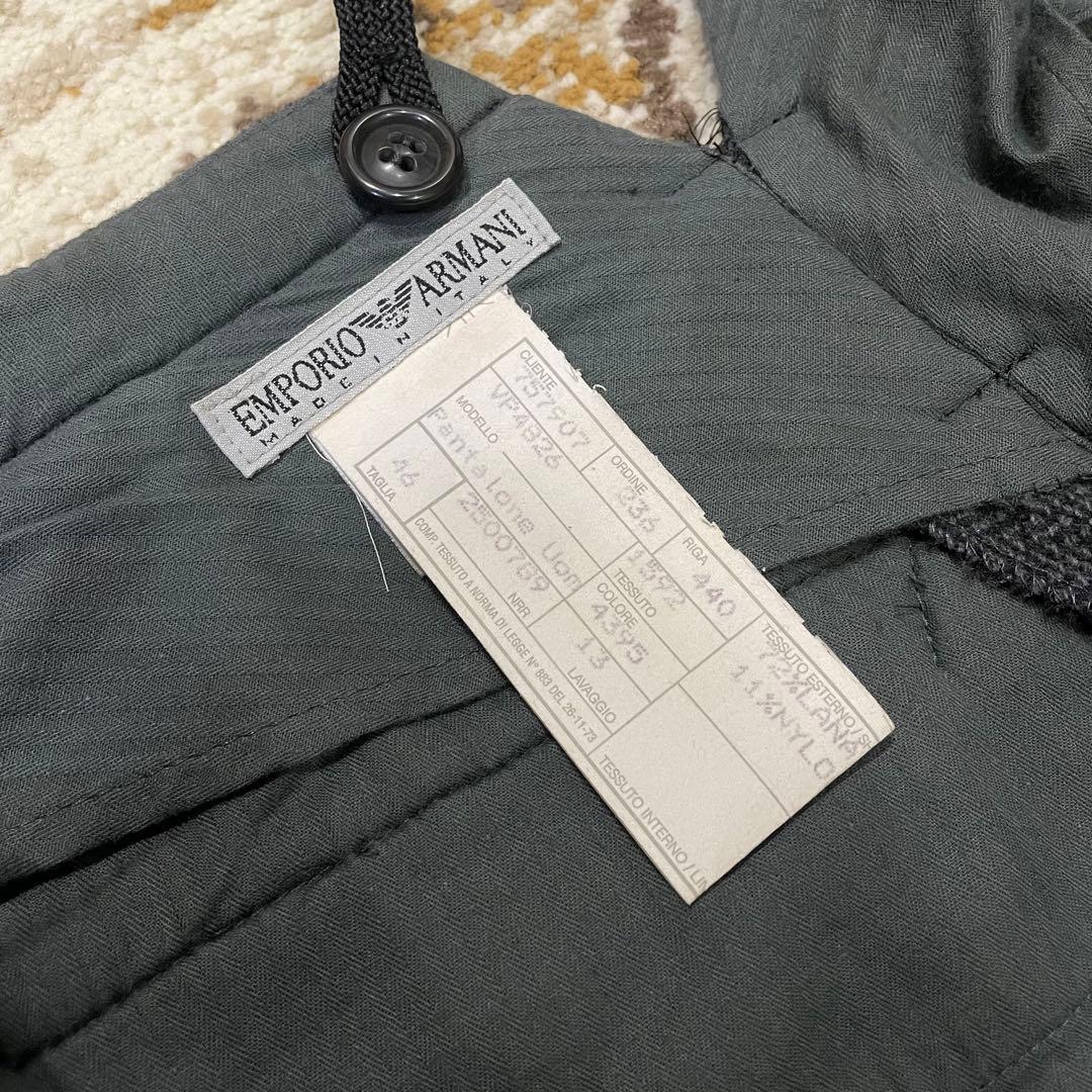 80-90s EMPORIO ARMANI　Tweed Setup