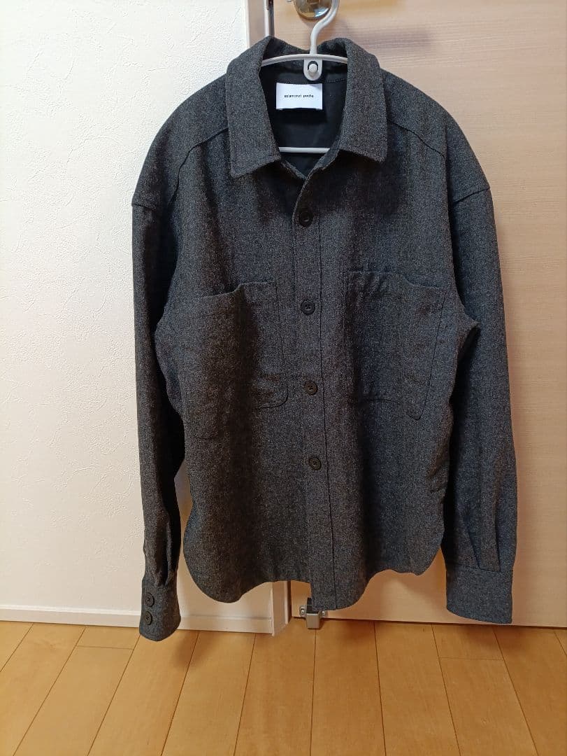 solamonat poche ソラモナポッシェ CPOシャツ ウールポリ