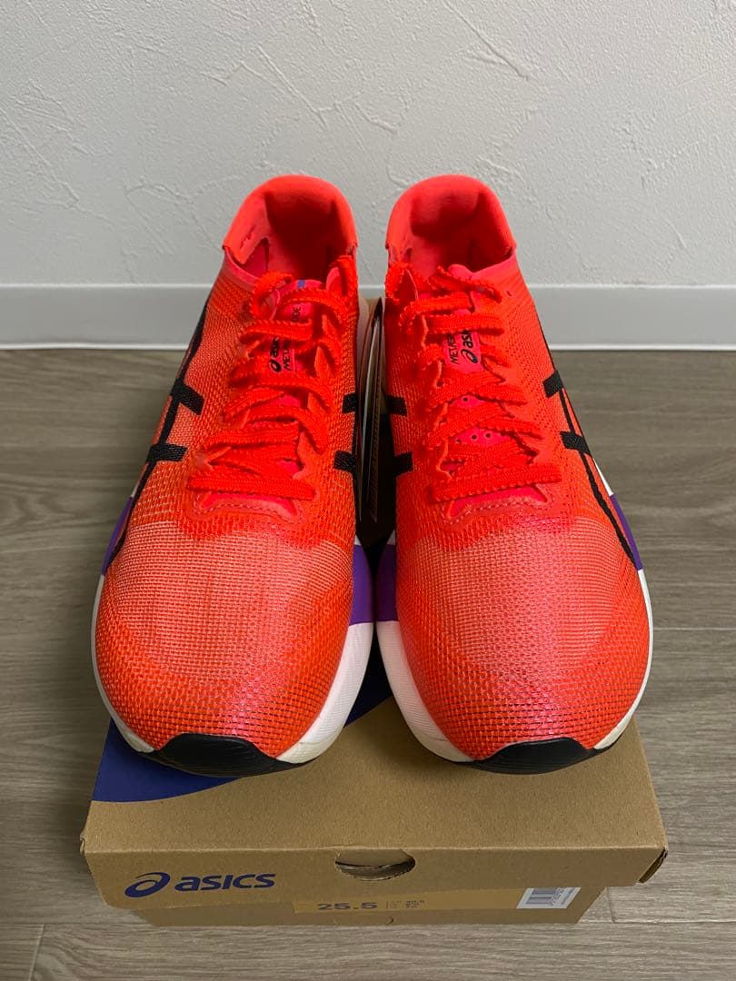 【新品未使用】ASICS メタスピードエッジトウキョウ 25.5cm レッド