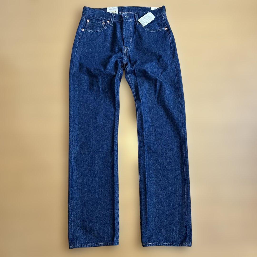 リーバイス 濃紺デニムセットアップ 2nd トラッカージャケット 501 W32