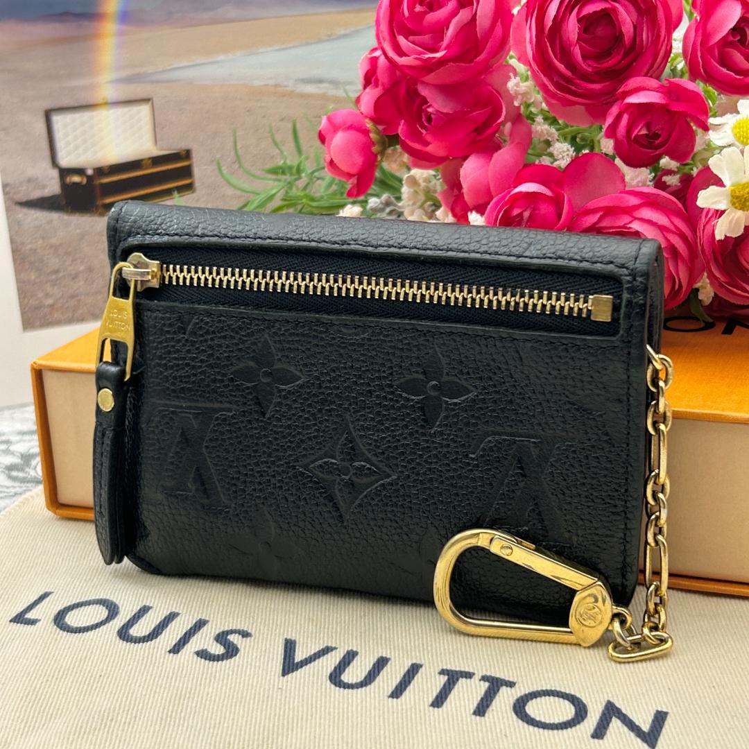 ★美品★　ルイヴィトン　アンプラント　ポシェットクレ　ブラック　ケース