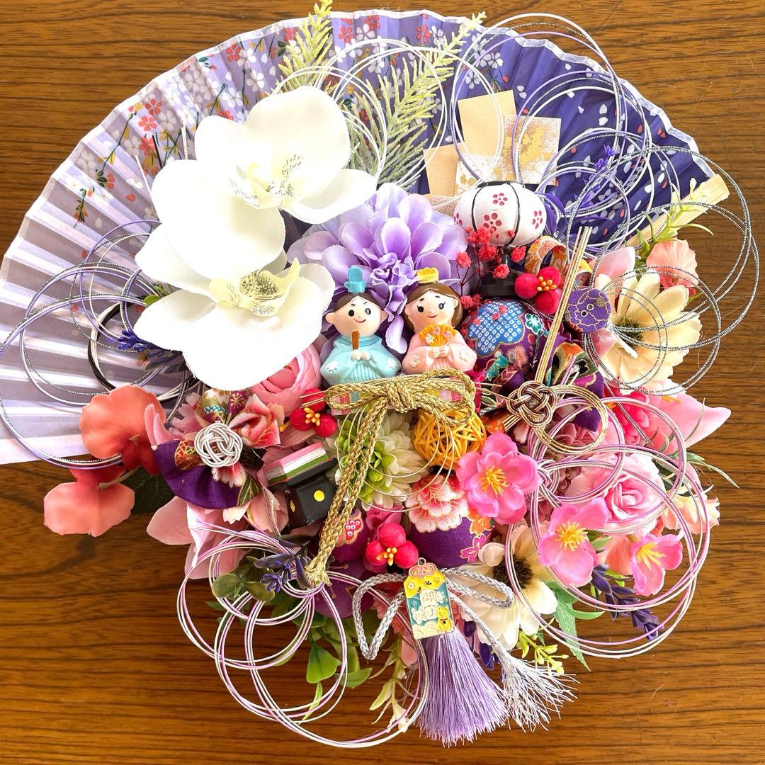 ひな祭り 扇子型装飾❣️bom☆k断捨離始めます❣️3点セット