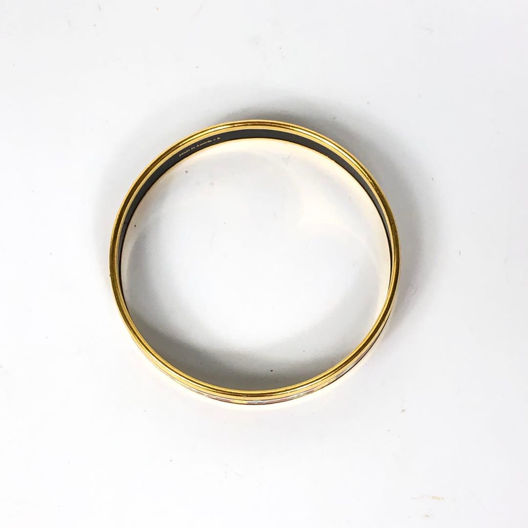 ★7F374 エルメス ブレスレット バングル エマイユPM