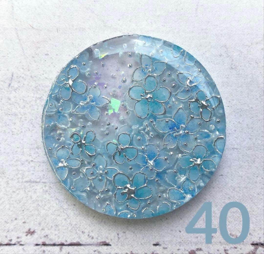 ひまういさくらフラワーハンドメイドレジンヘアゴムポニーフック32