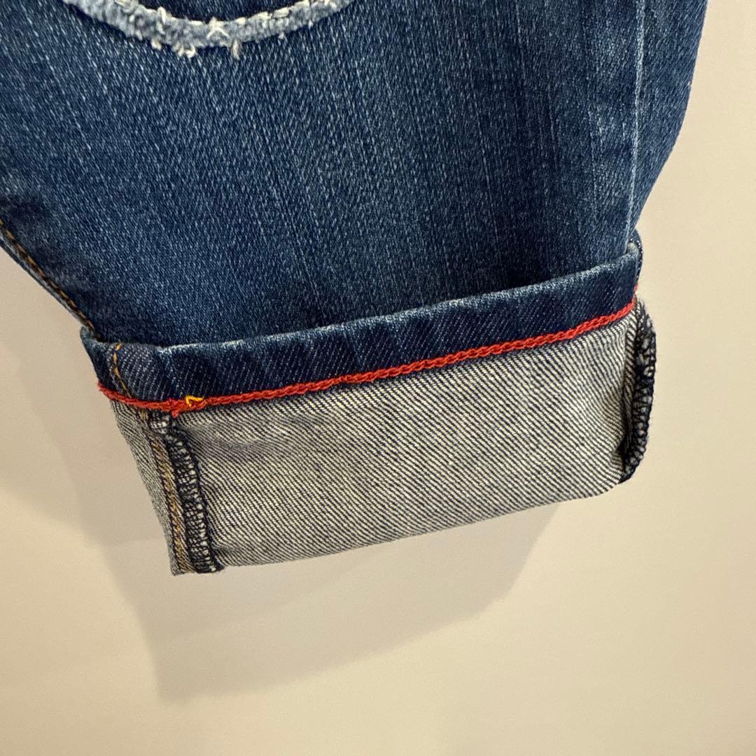 【美品】ミキハウスベア　デニムパンツ 長ズボン　ジーンズ　100