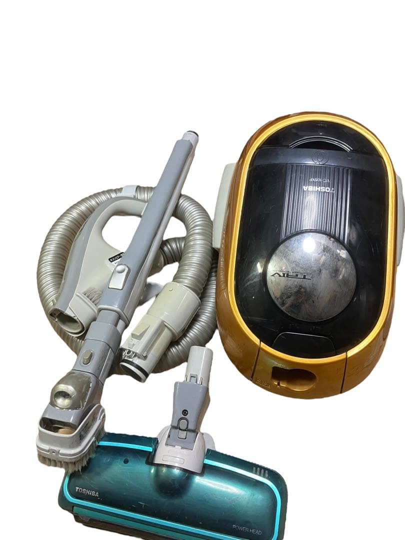 TOSHIBA 東芝　サイクロン掃除機VC-105XP 保証付き　キャニスター