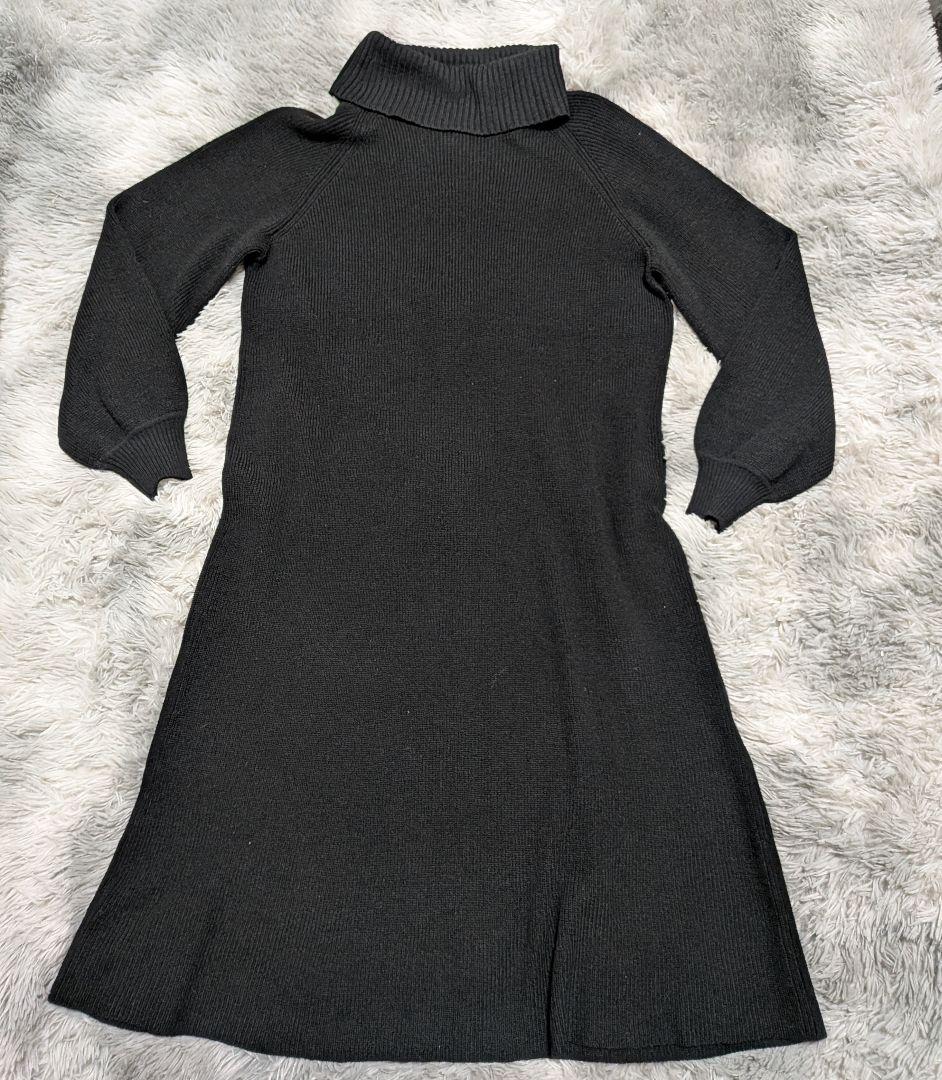 【新品】ブルーレーベルクレストブリッジ 　バックリボン　ニットワンピース