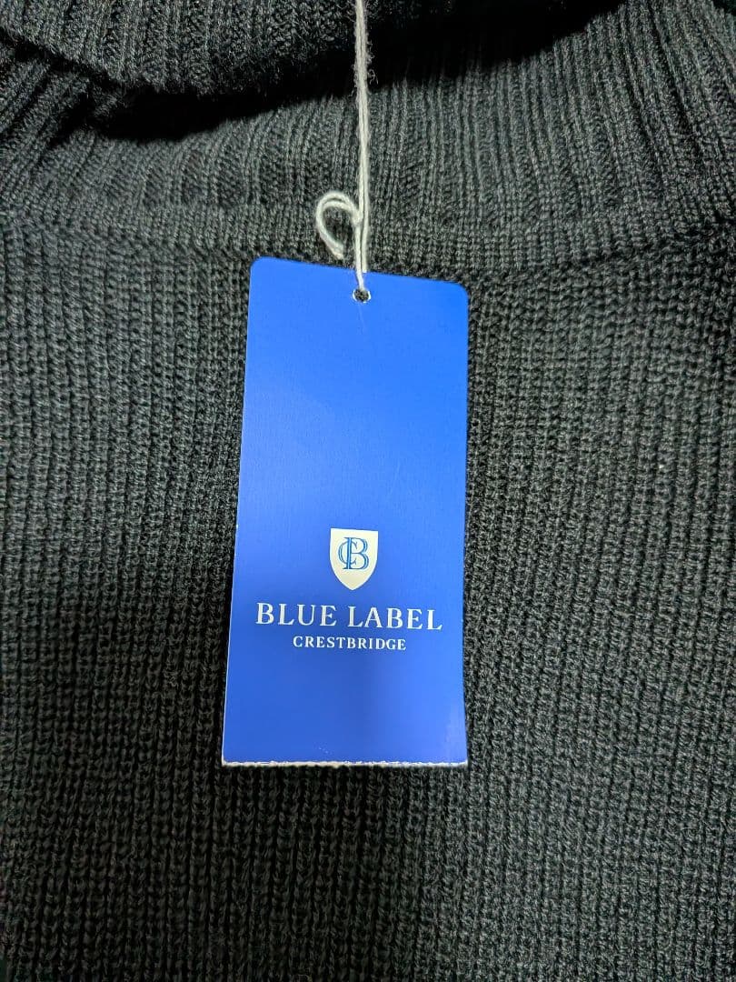 【新品】ブルーレーベルクレストブリッジ 　バックリボン　ニットワンピース