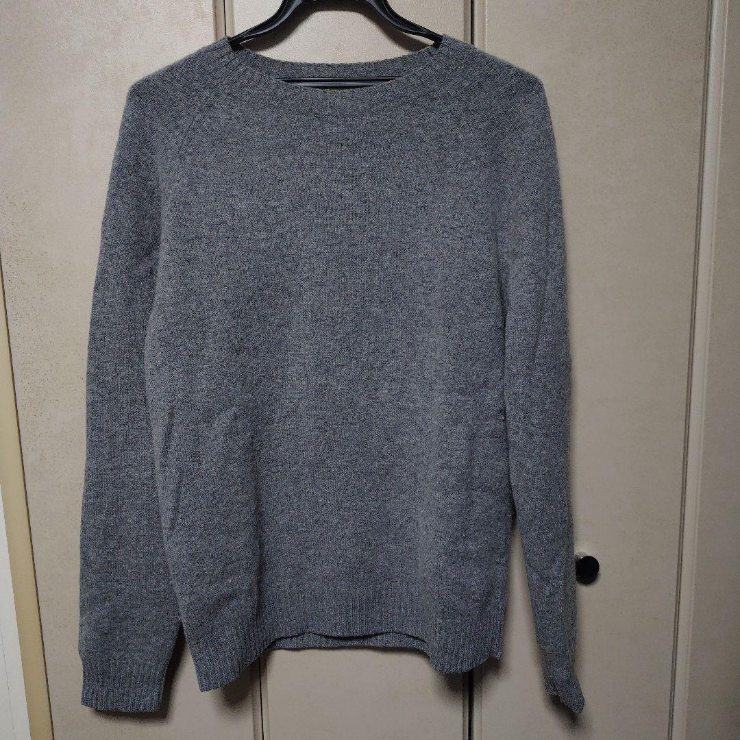 DRIES VAN NOTEN　ラグランクルーネックニット　グレー