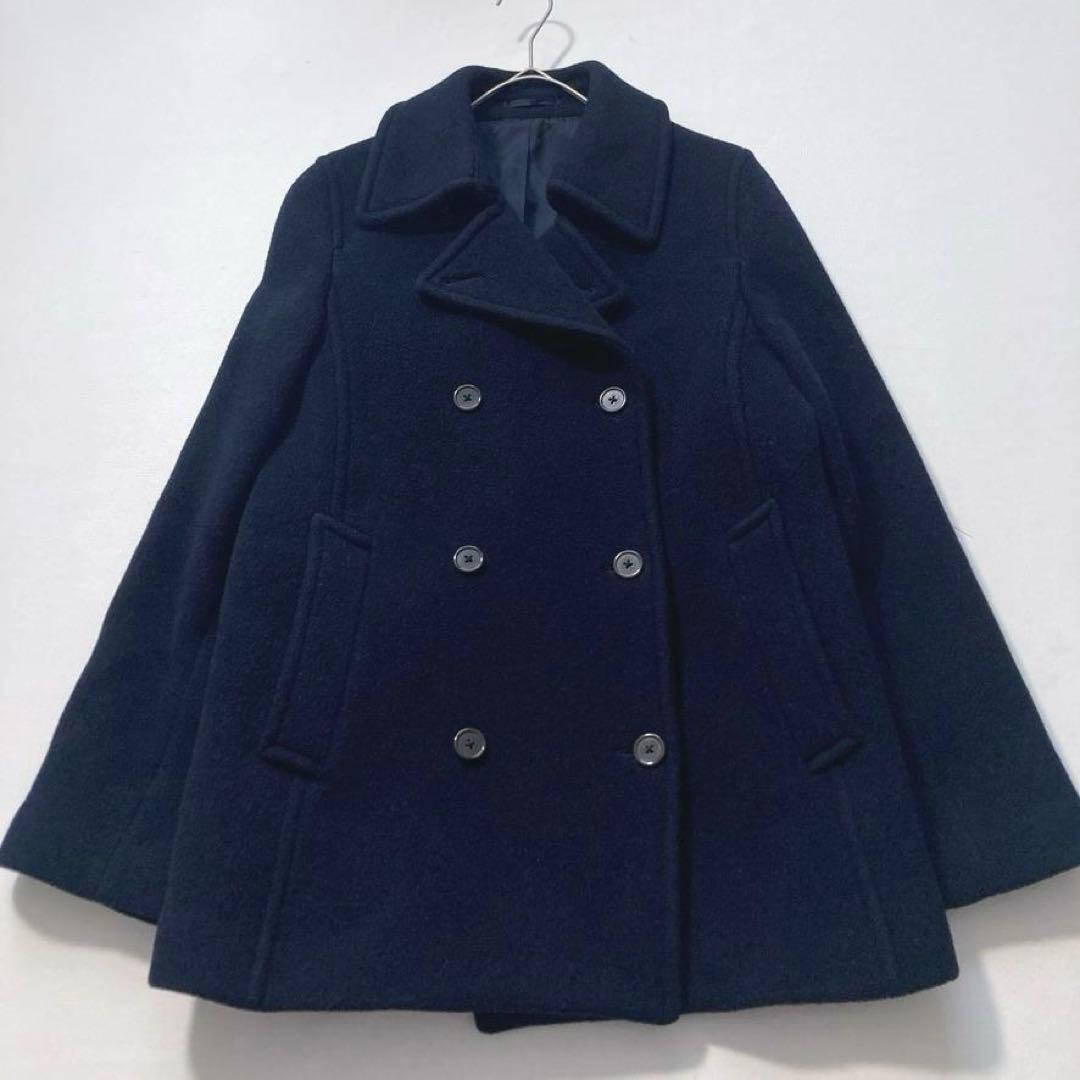 【ボンボン】マーガレットハウエル　旧タグ アンゴラカシミヤ混 ピーコート