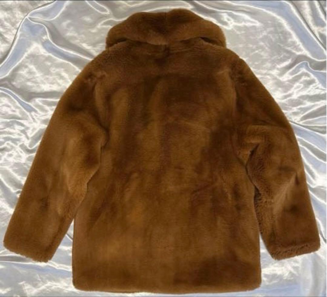 JAKKE ジャッキー フェイクファーコート ブラウン　36