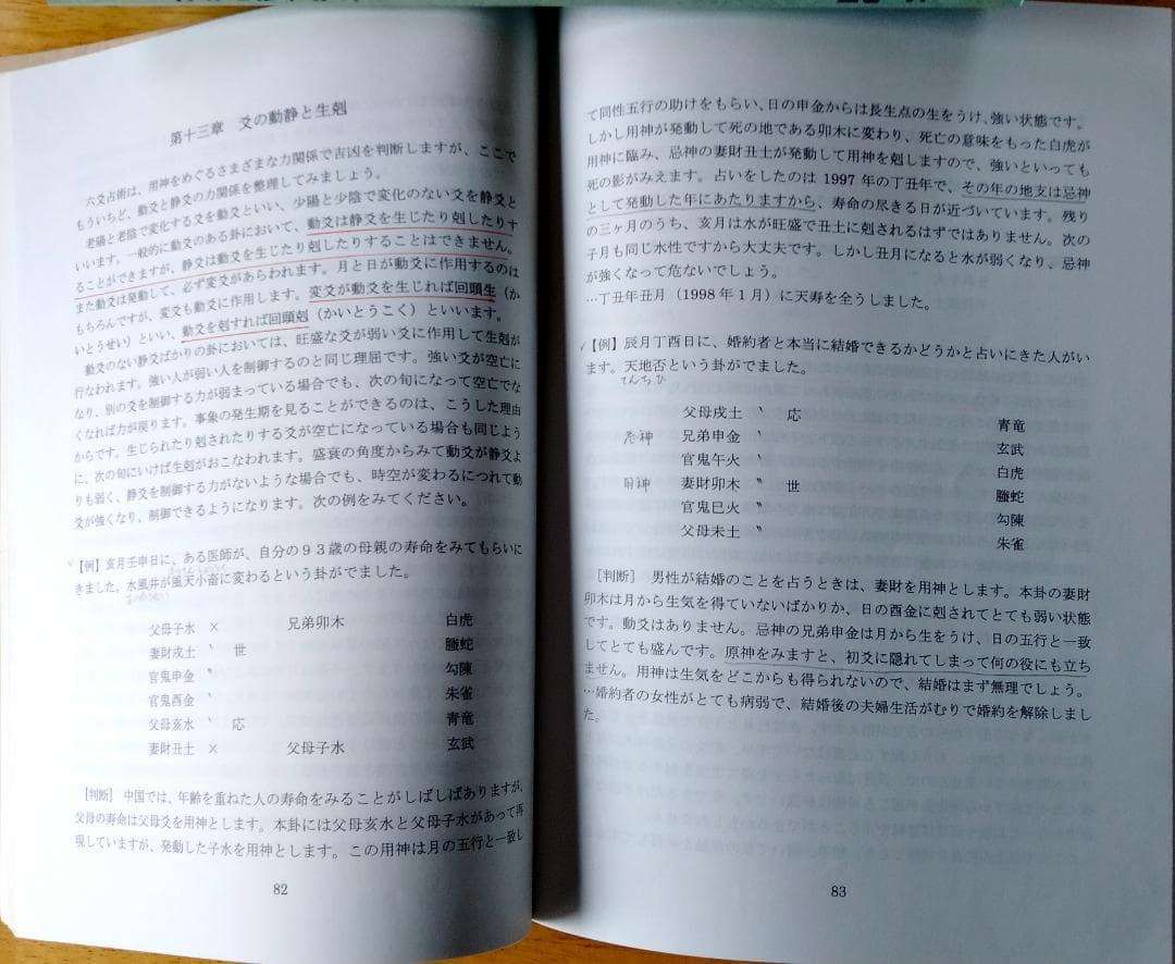 六爻占術テキストNo.1・No.2　六爻占術対応暦と　　値下げ