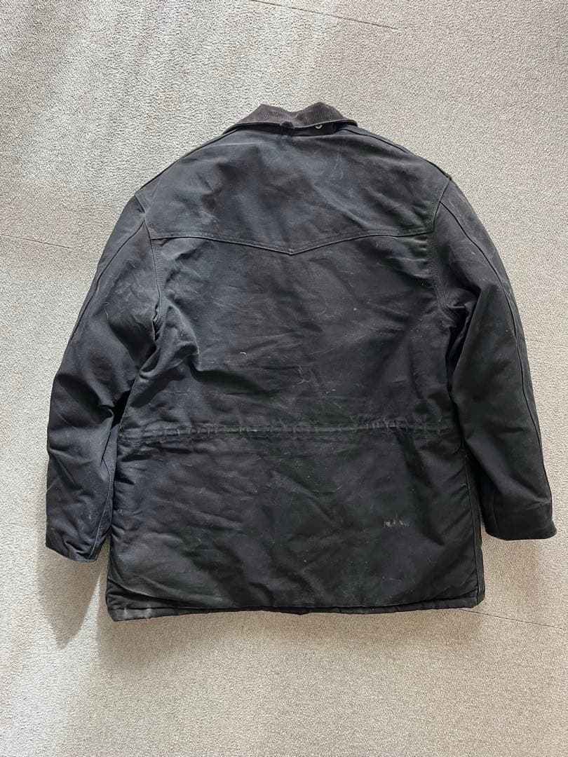 n*o様 90s Carhartt USA ダックジャケット フェード　ブラック