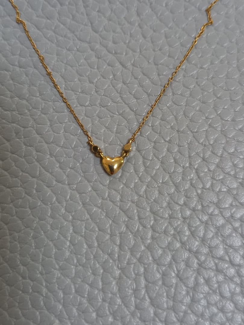 AHKAH　ハート　ネックレス　k18　K18　18金