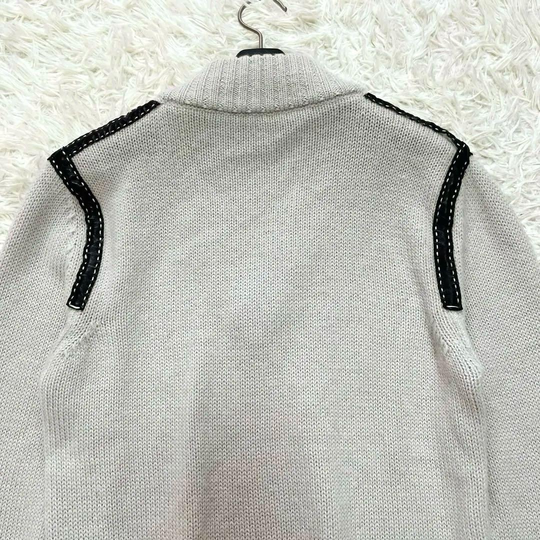 美品✨ドルチェ&ガッバーナ　アルパカ85% ニット Vネック 44 イタリア製